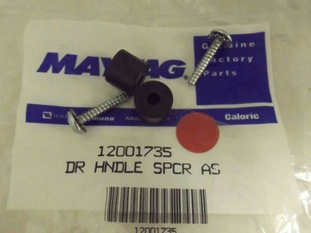 MAYTAG WHIRLPOOL STOVE 12001735 DOOR HANDLE SPACES KIT NEW MAYTAG WHIRLPOOL STOVE 12001735 DOOR HANDLE SPACES KIT NEW